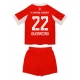 Bayern Munich Raphael Guerreiro #22 Barnkläder Hemma matchtröja till baby 2025-26 Kortärmad (+ Korta byxor) Billigt